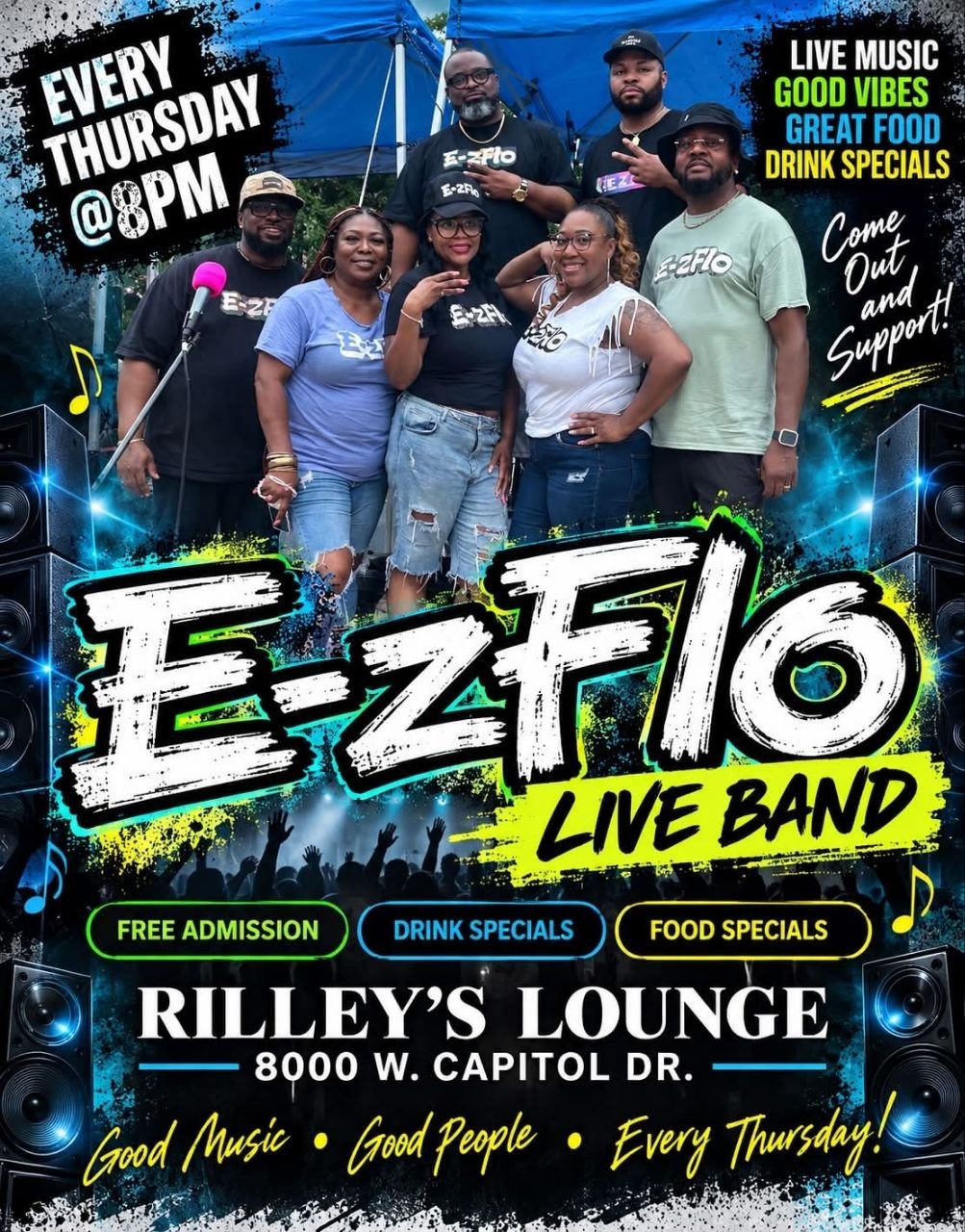 E-zFlo Live Band every Thursday flyer